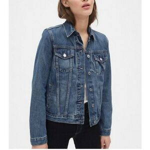 GAP 1969 Blue Faded Denim Jacket Women Size XXL